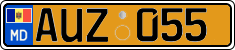 License plate of Moldova, Public transport (2015)