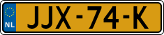 License plate of the Netherlands, Cars