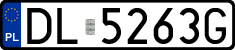 License plates of Poland, Regular car plates