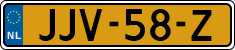 License plate of the Netherlands, Cars