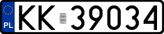 License plates of Poland, Regular car plates