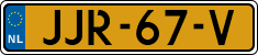 License plate of the Netherlands, Cars