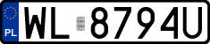 License plates of Poland, Regular car plates