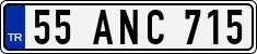 License plate of Turkey, Regular plates