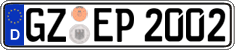 German license plate, Regular plates