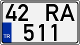 License plate of Turkey, Regular plates