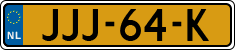 License plate of the Netherlands, Cars