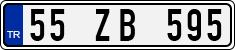 License plate of Turkey, Regular plates