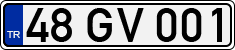 License plate of Turkey, Regular plates