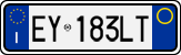 License plate of Italy, Cars (1994 year series)