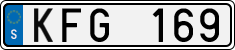 License plate of Sweden, Regular plates