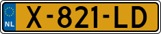License plate of the Netherlands, Cars