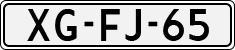 License plate of the Netherlands, Cars