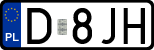 License plates of Poland, Regular car plates