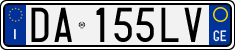 License plate of Italy, Cars (1994 year series)