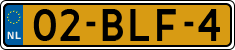 License plate of the Netherlands, Heavy Commercial Vehicles (1994 system)