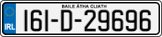 License plate of Ireland, Regular plates