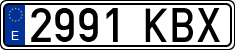 License plates of Spain, Ordinary (2000)
