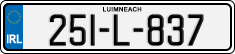 License plate of Ireland, Regular plates