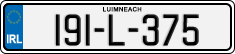 License plate of Ireland, Regular plates