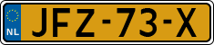 License plate of the Netherlands, Cars