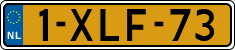 License plate of the Netherlands, Cars