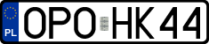 License plates of Poland, Regular car plates