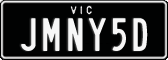Victoria, Vanity Plates