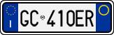 License plate of Italy, Cars (1994 year series)