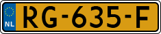 License plate of the Netherlands, Cars