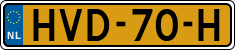 License plate of the Netherlands, Cars