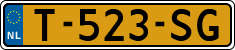 License plate of the Netherlands, Cars