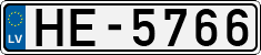 License plate of Latvia, Regular car plates