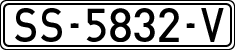 License plates of Spain, 1971 year series