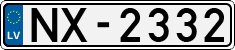 License plate of Latvia, Regular car plates