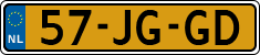 License plate of the Netherlands, Cars