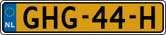 License plate of the Netherlands, Cars