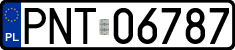 License plates of Poland, Regular car plates