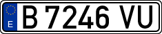 License plates of Spain, 1971 year series