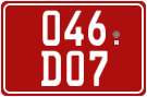 License plate of Georgia, Diplomatic