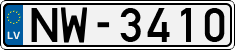License plate of Latvia, Regular car plates