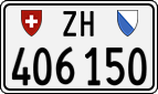 License plate of Switzerland, Cars