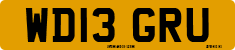 License plate of the United Kingdom, 2001 year system