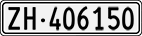 License plate of Switzerland, Cars
