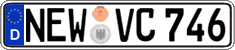 German license plate, Regular plates