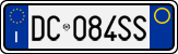 License plate of Italy, Cars (1994 year series)