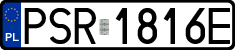 License plates of Poland, Regular car plates