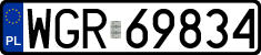 License plates of Poland, Regular car plates