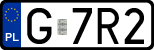 License plates of Poland, Regular car plates