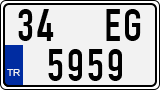 License plate of Turkey, Regular plates